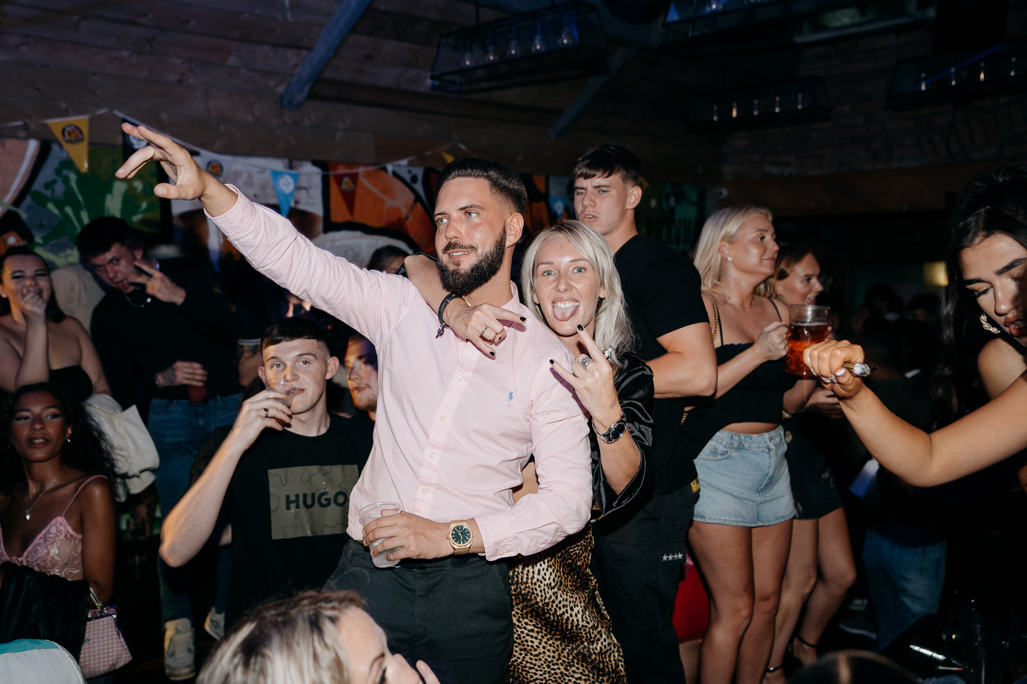 Guests together at STEINS, Derby